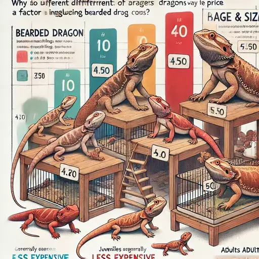 Bearded Dragon Cost - Age and Size