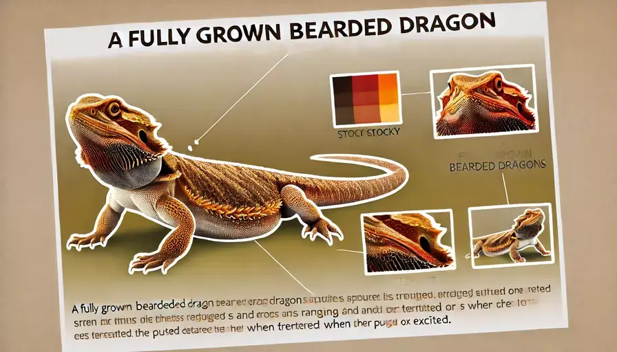 Bearded Dragon Full Grown - How a Bearded Dragon Full Grown Looks Like