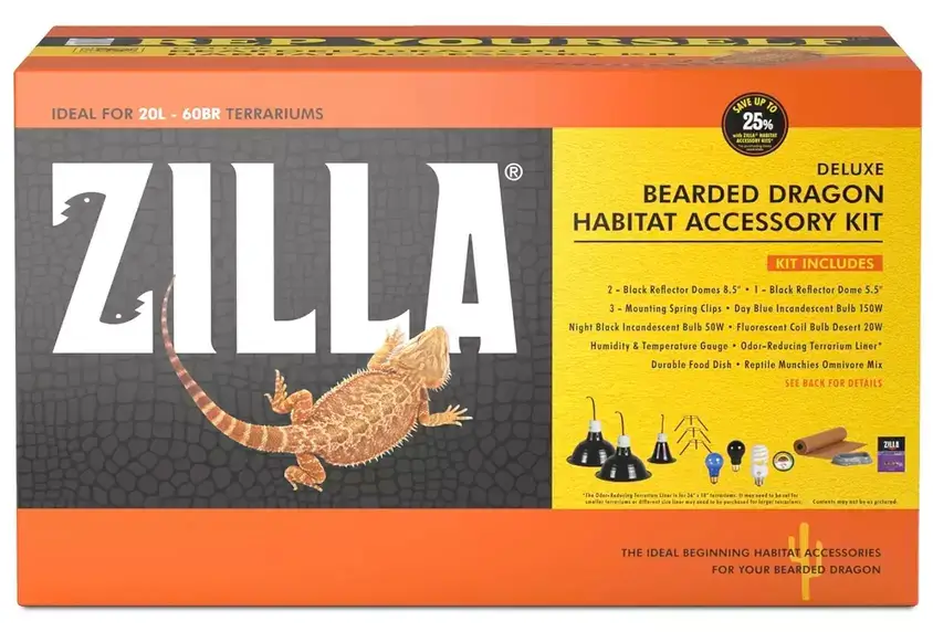 Bearded Dragon Reptile - Habitat Accessory Kit