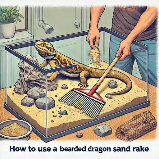 Bearded Dragon Sand Rake - Prepare the Enclosure