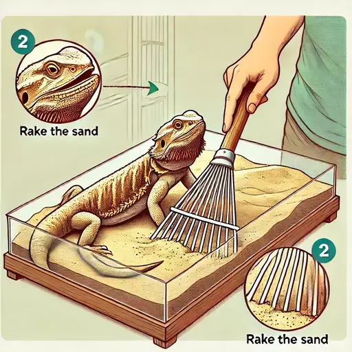 Bearded Dragon Sand Rake - Rake the Sand