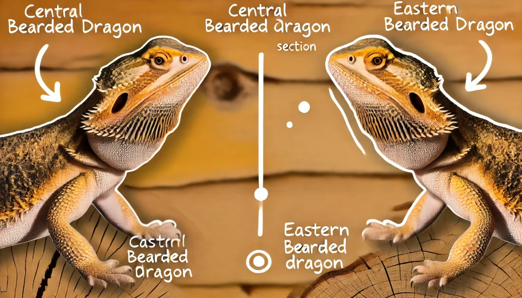 Central Bearded Dragon -What is the Difference Between a Central Bearded Dragon and an Eastern Bearded Dragon?