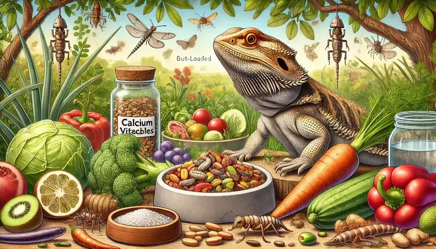 Central bearded dragon - Diet and Nutrition