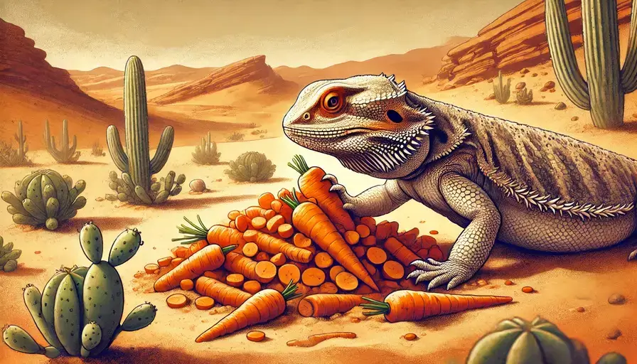 can bearded dragons eat carrots