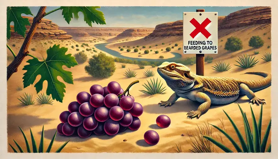 can bearded dragons eat grapes - the risks