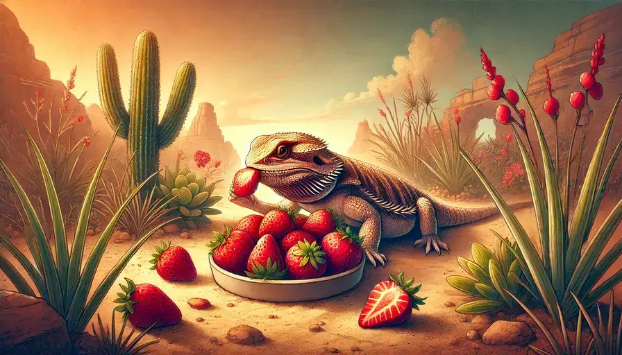 can bearded dragons eat strawberries