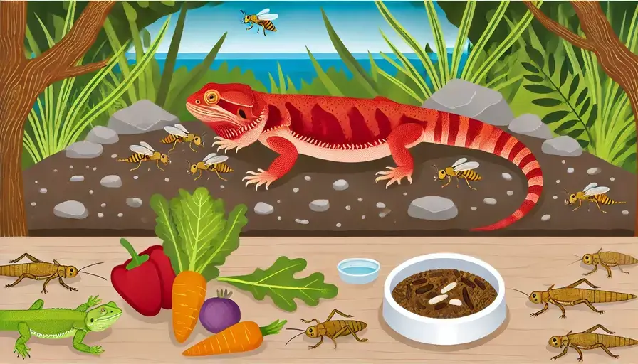 red bearded dragon - diet